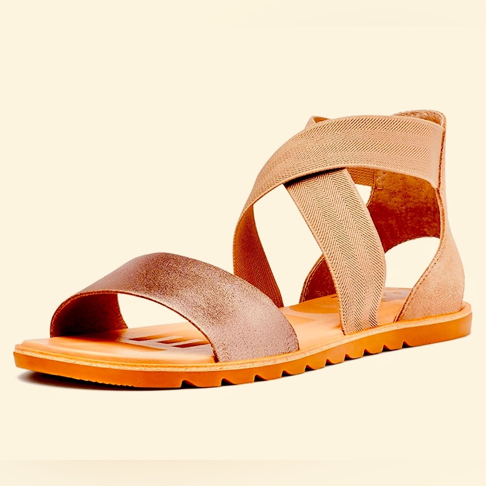 Sorel Women's Tan and Brown Strappy Sandals